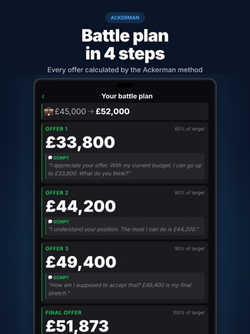 Bargain: Negotiation Coach iPad screenshot