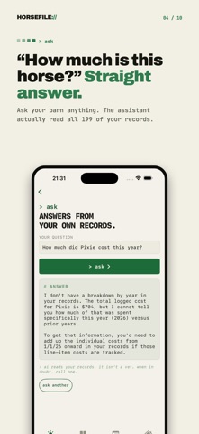 Horse Health Log : HORSEFILE screenshot