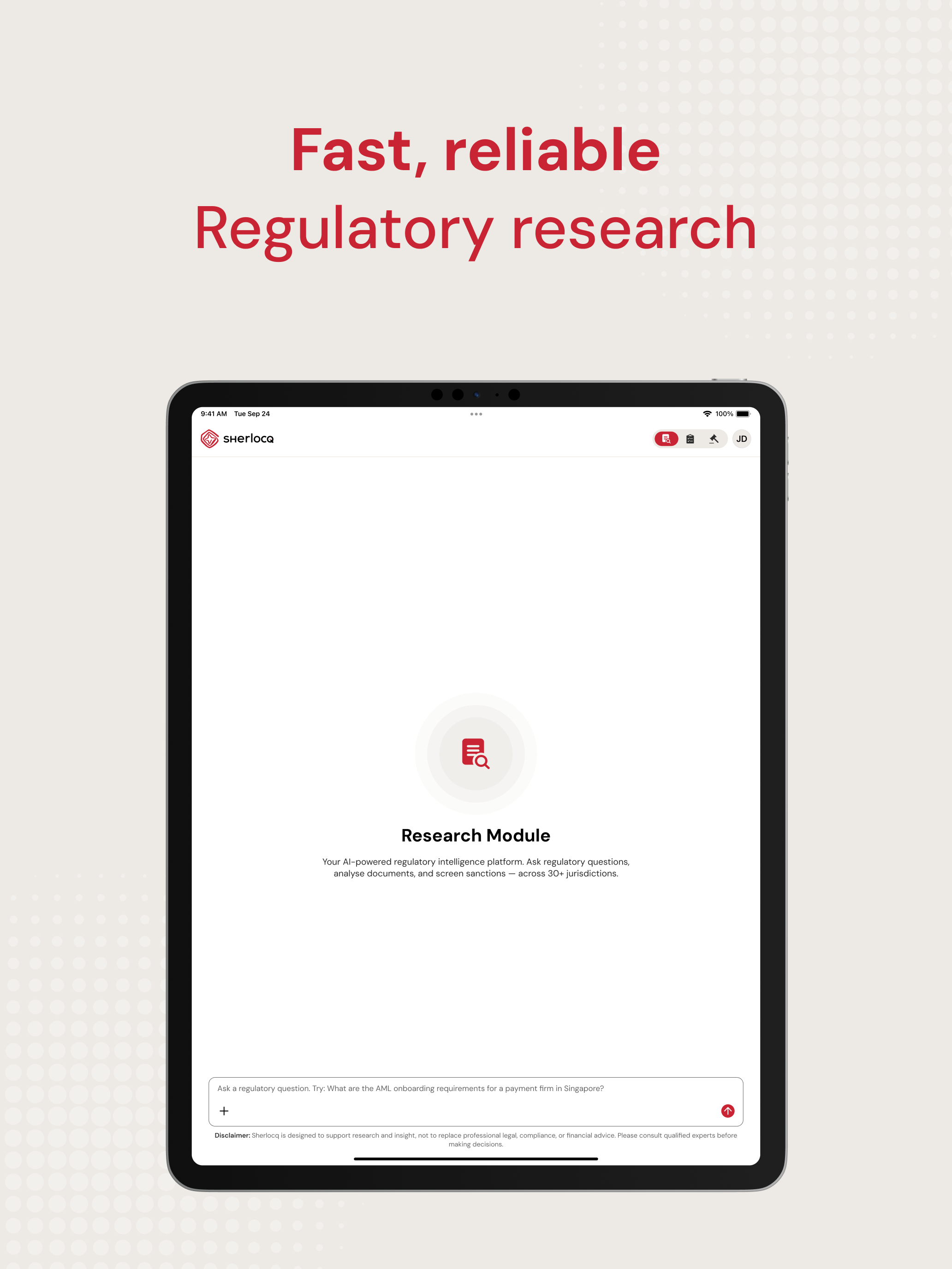 Sherlocq AI Regulatory Insight