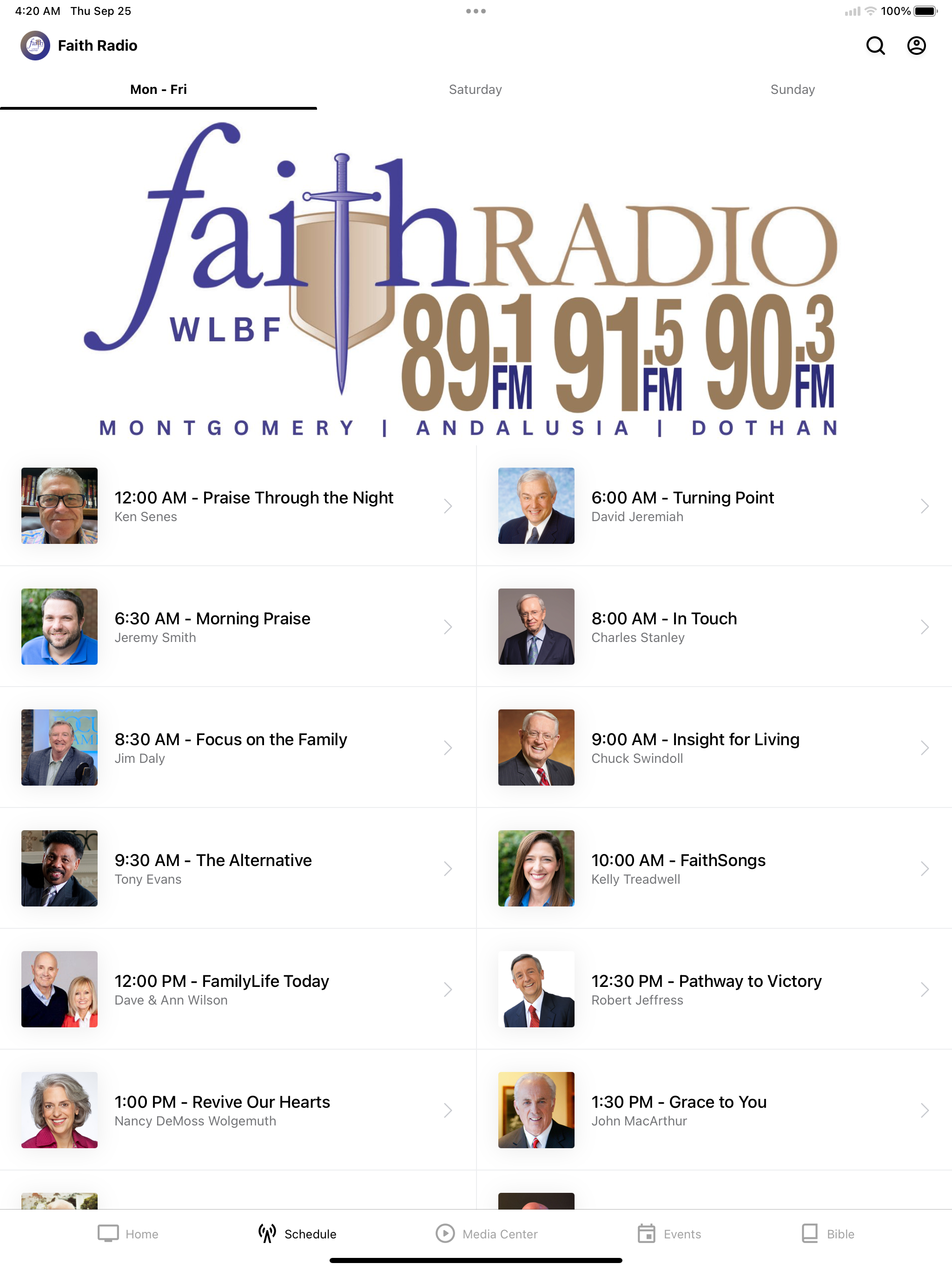 Faith Radio WLBF screenshot 6