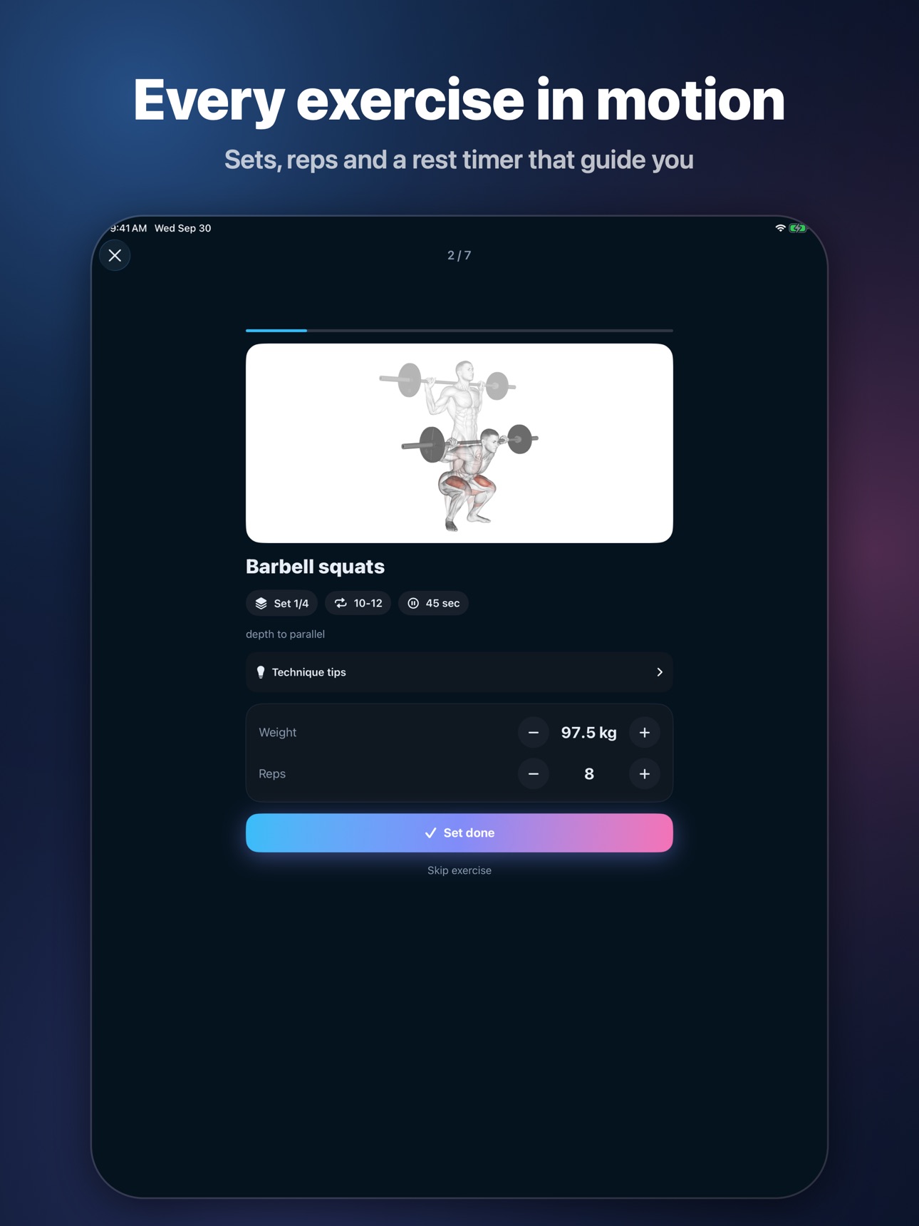 Screenshot 9 of GymFit: AI Personal Trainer