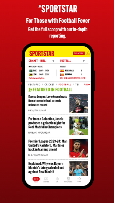 Sportstar: Live Sports & News Screenshot