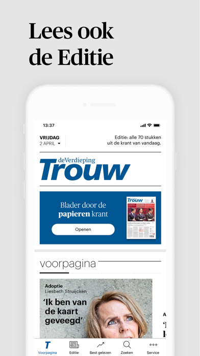 Trouw - Nieuws & Verdieping Screenshot