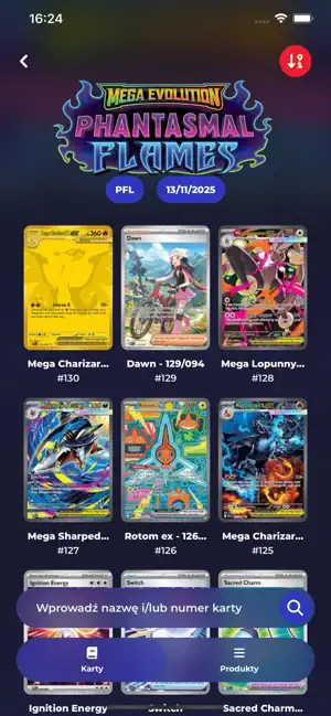 Pokeapka - ceny kart TCG iPhone screenshot 1