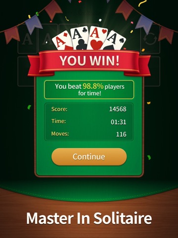 Calm Solitaire: Classic Card iPad screenshot