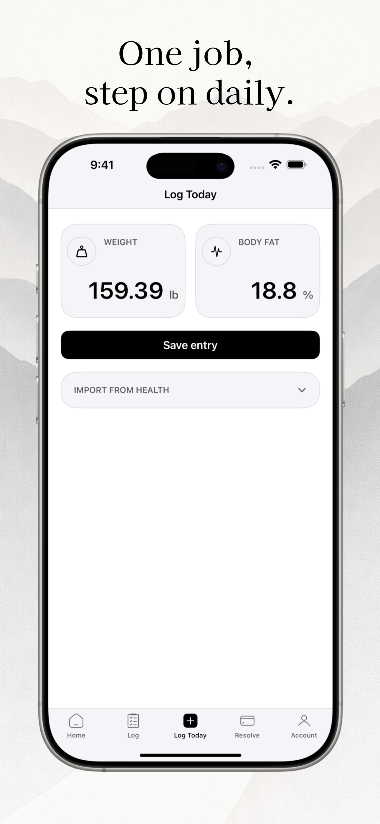 StepOn - Daily Weighing