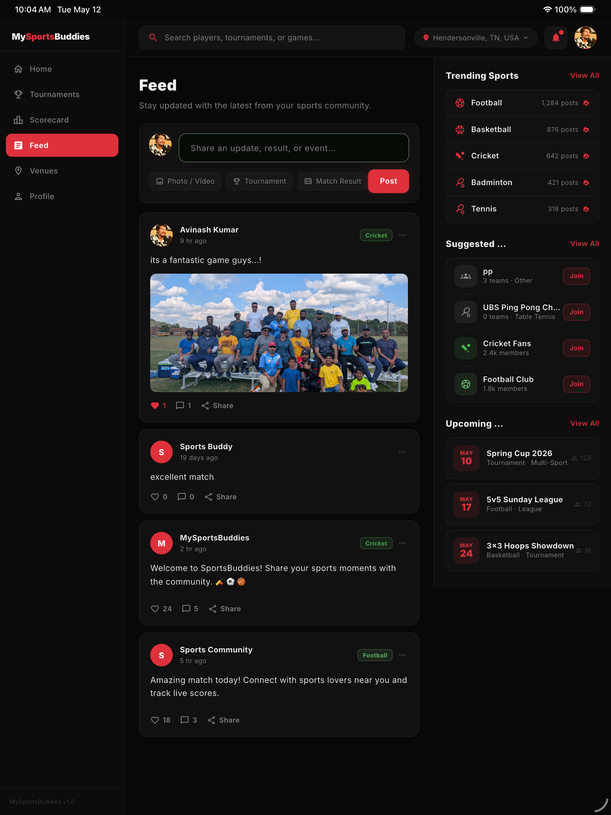 Mysportsbuddies screenshot 17
