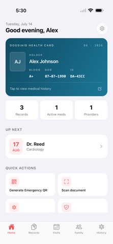 DossiAid Screenshot 1 of 5