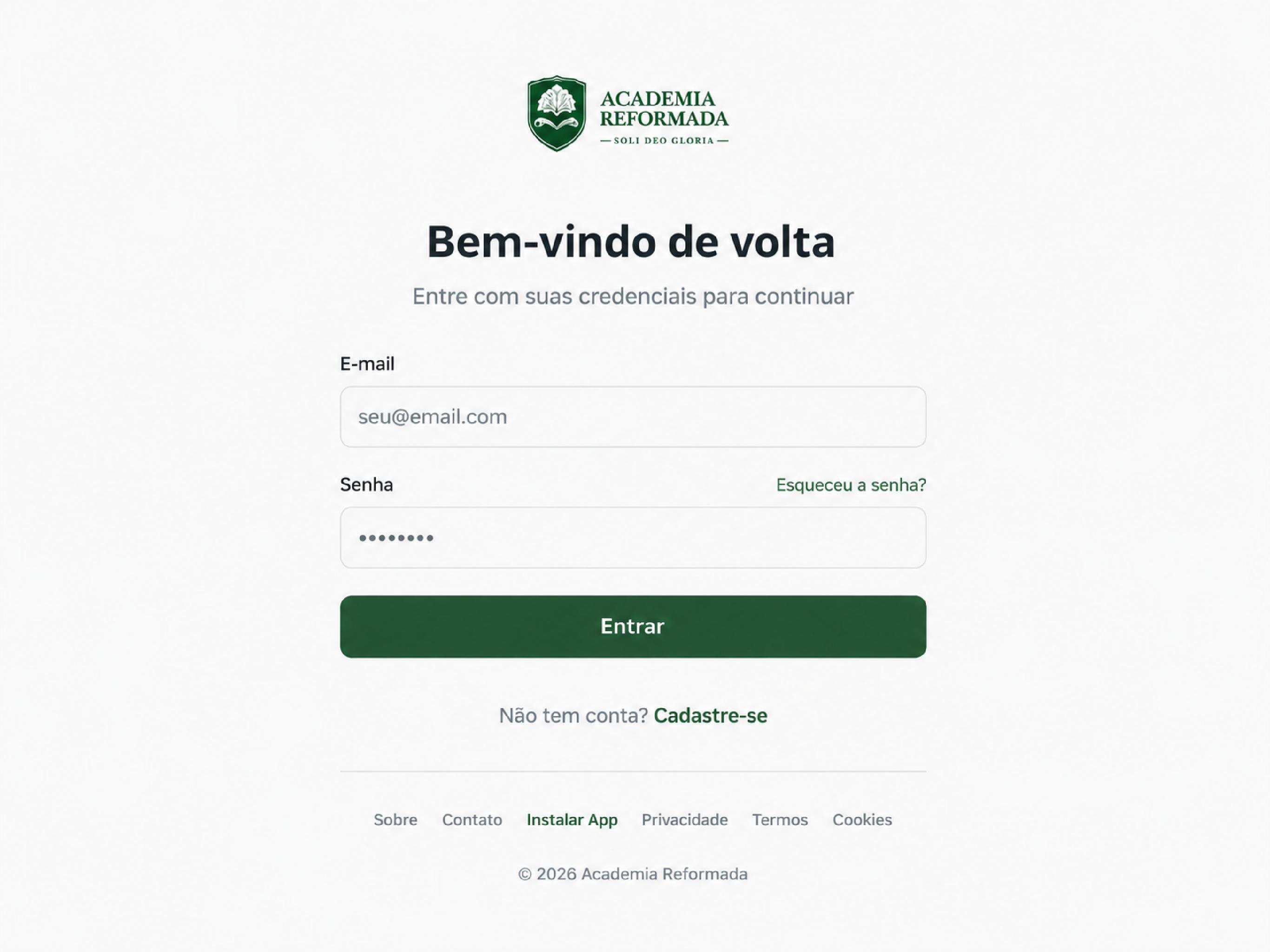Academia Reformada screenshot 6