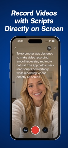 Teleprompter-Scrolling Scripts Screenshot 1 of 3