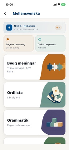 SFI Prov: Öva svenska screenshot