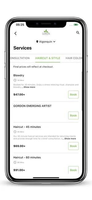 Gordon Salons screenshot 3