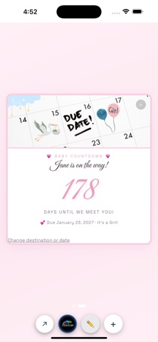 Countdown Chameleon iPhone screenshot