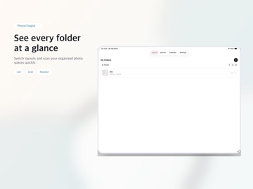 PhotoChagok – Photo Organizer iPad screenshot