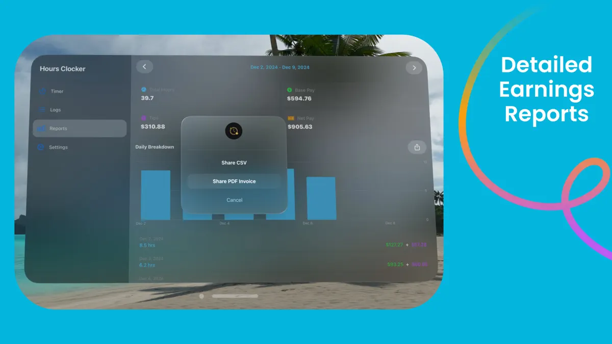 Hours Clocker screenshot 2