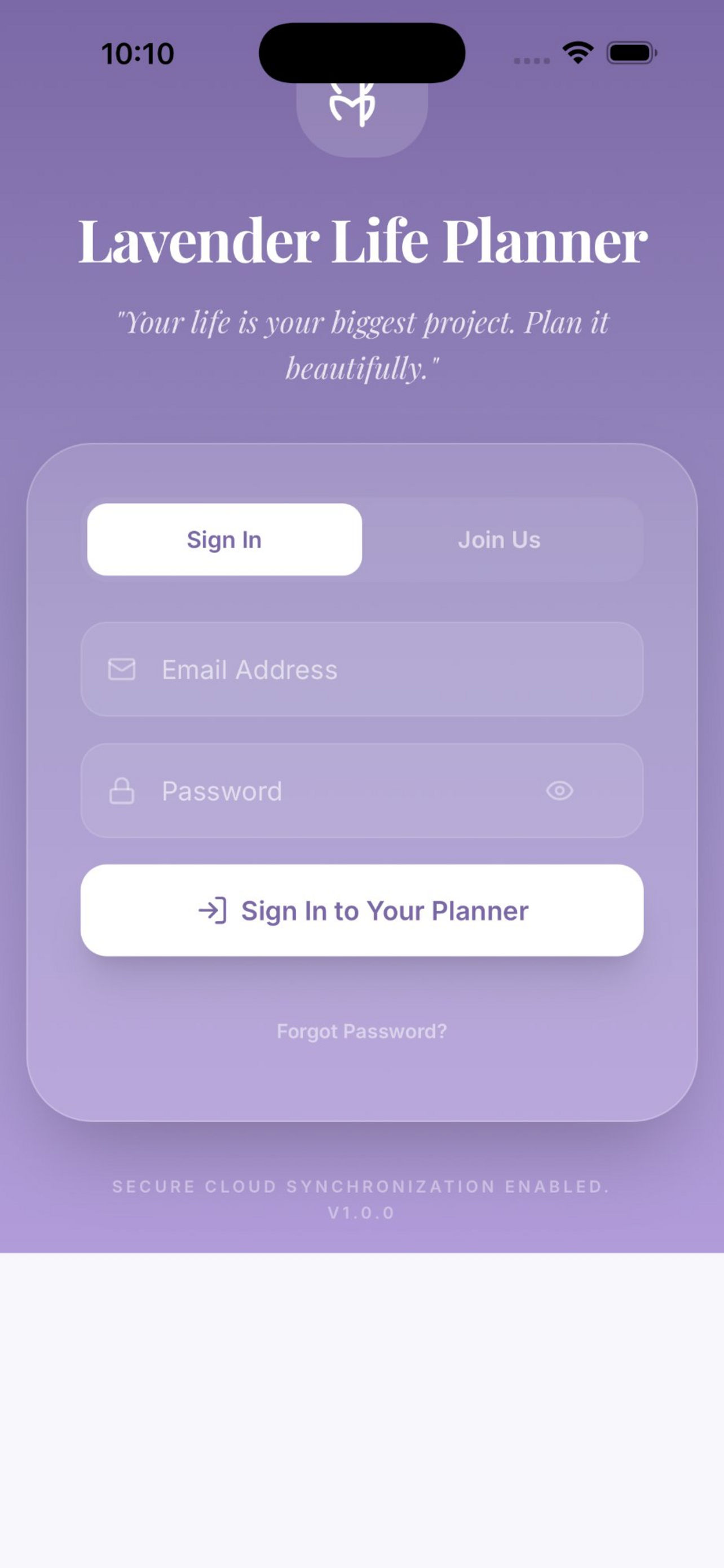 Lavender Life Planner