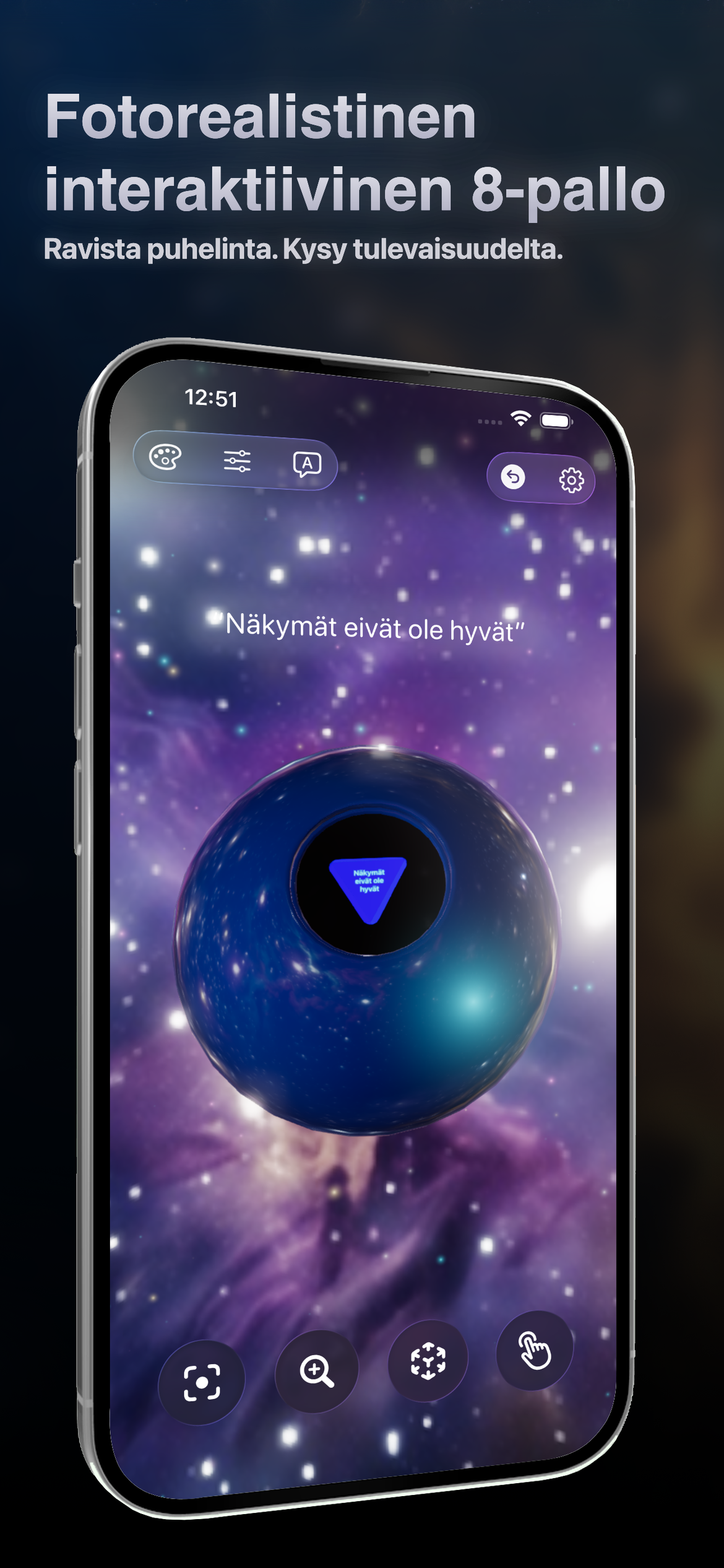 Magic 8 Ball app screenshot 1