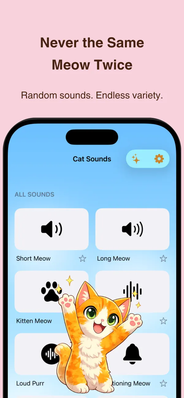 Screenshot #3 pour Cat Sounds: Real Meows
