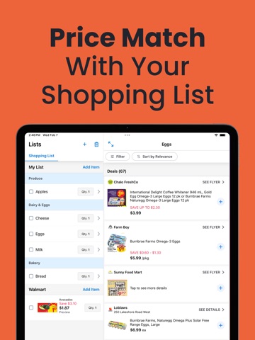 reebee: Flyers & Grocery List iPad screenshot 5