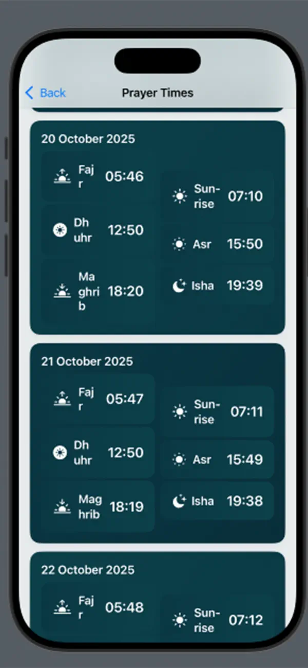 Screenshot #2 pour Dünya Namaz Vakti