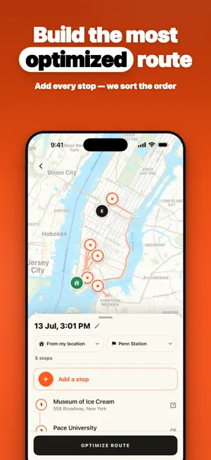 Multi Stop Planner RouteGo screenshot 2