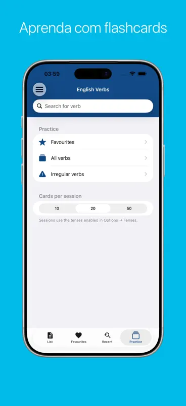 Verbos em inglês Pro screenshot 8 of 9