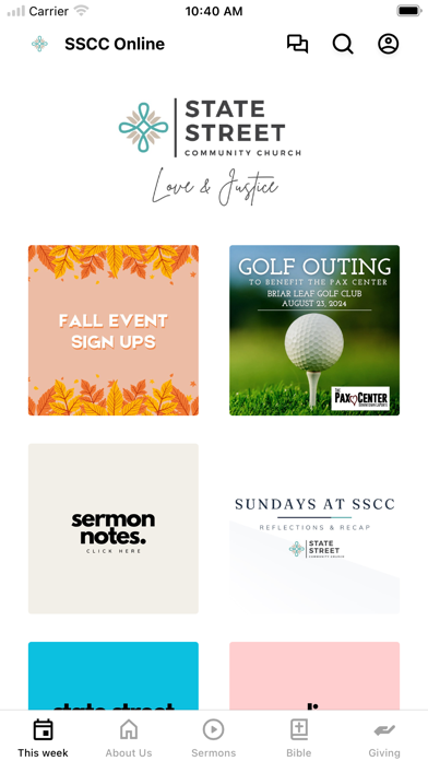 State Street Community Church Screenshot