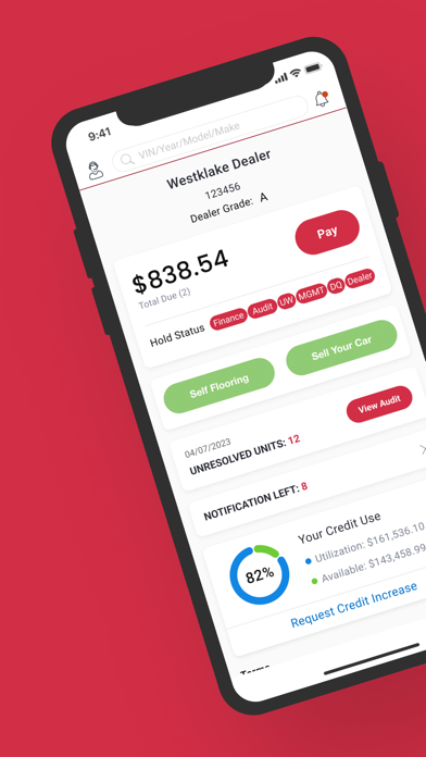 Screenshot 1 of Westlake Flooring Mobile App