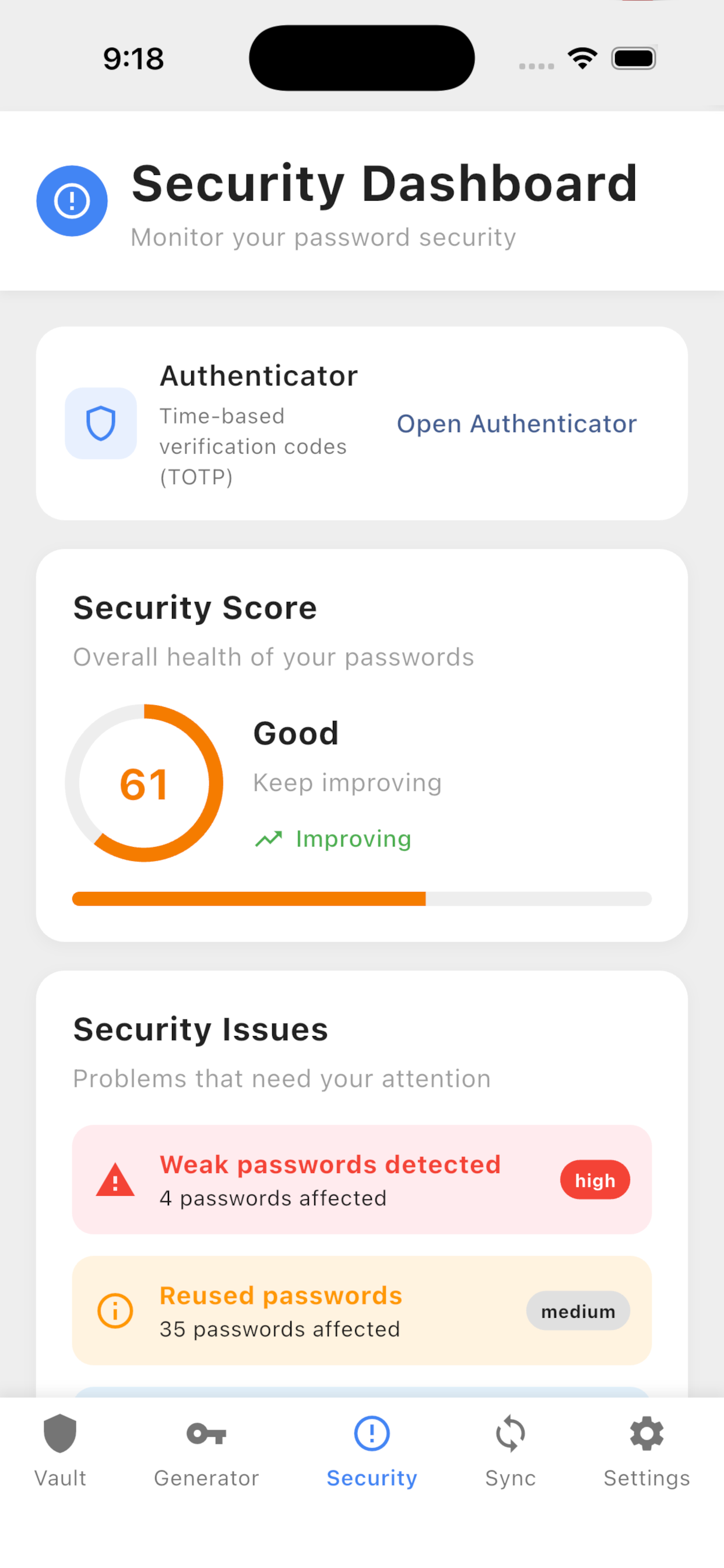 Password Safe Vault screenshot 5