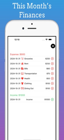 Budget App , Expense Tracker Screenshot 7 of 7