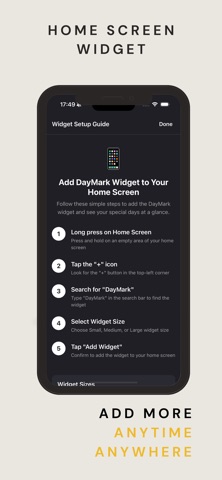 DayMark: Countdown Widget Screenshot 3 of 4