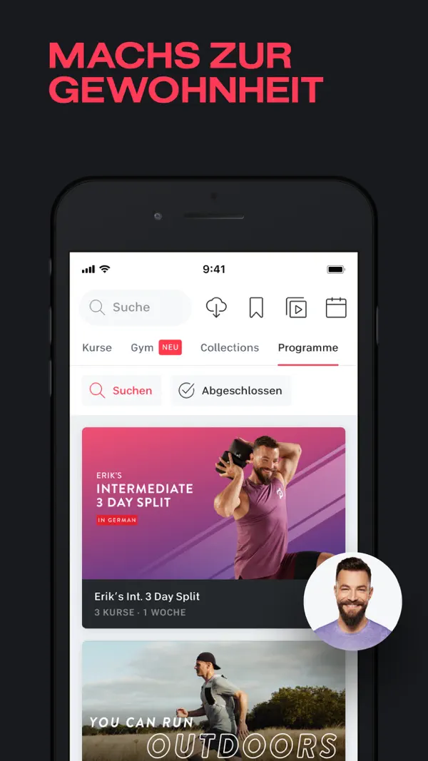 Peloton: Fitness & Workouts iPhone App Screenshot 8 – Gesundheit & Fitness