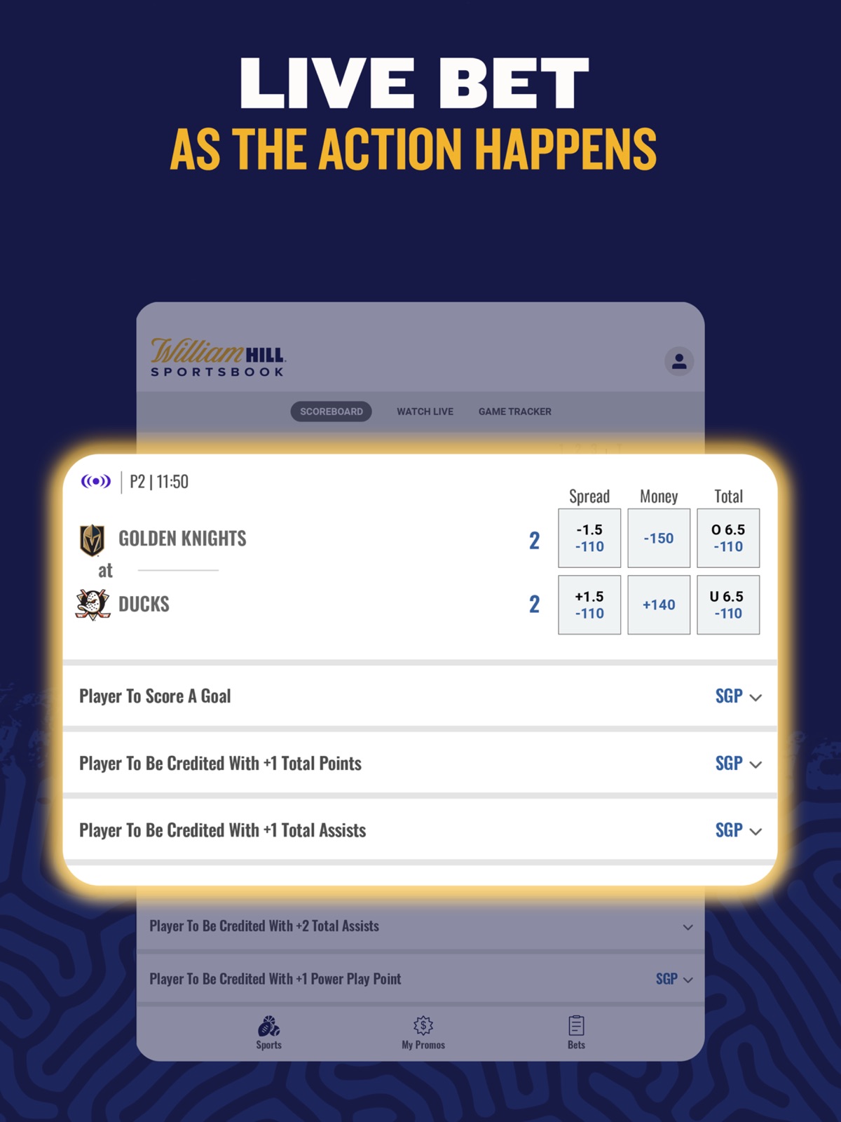 William Hill Nevada ipad screenshot 4