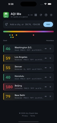 AQI Me Screenshot 1 of 2