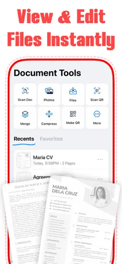 Screenshot von PDF Creator: Edit & Convert auf dem iPhone 4