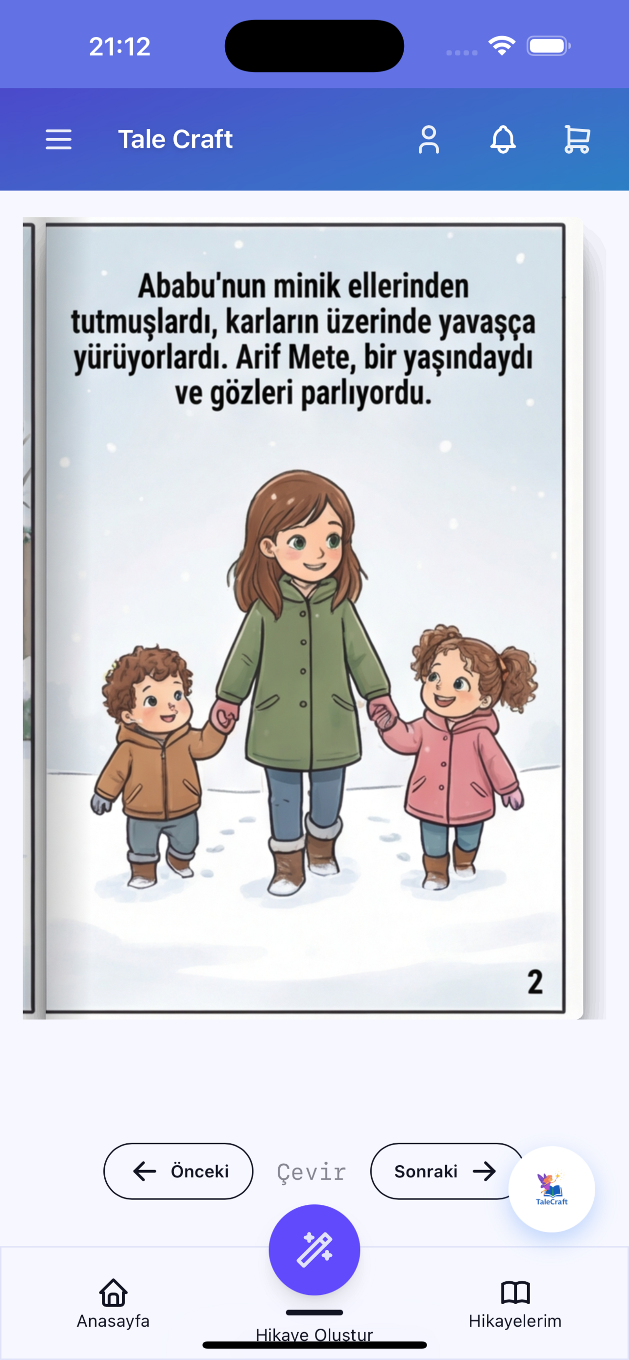 TaleCraft: AI Hikaye Oluştur