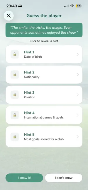 BalliQ Football Trivia screenshot 2