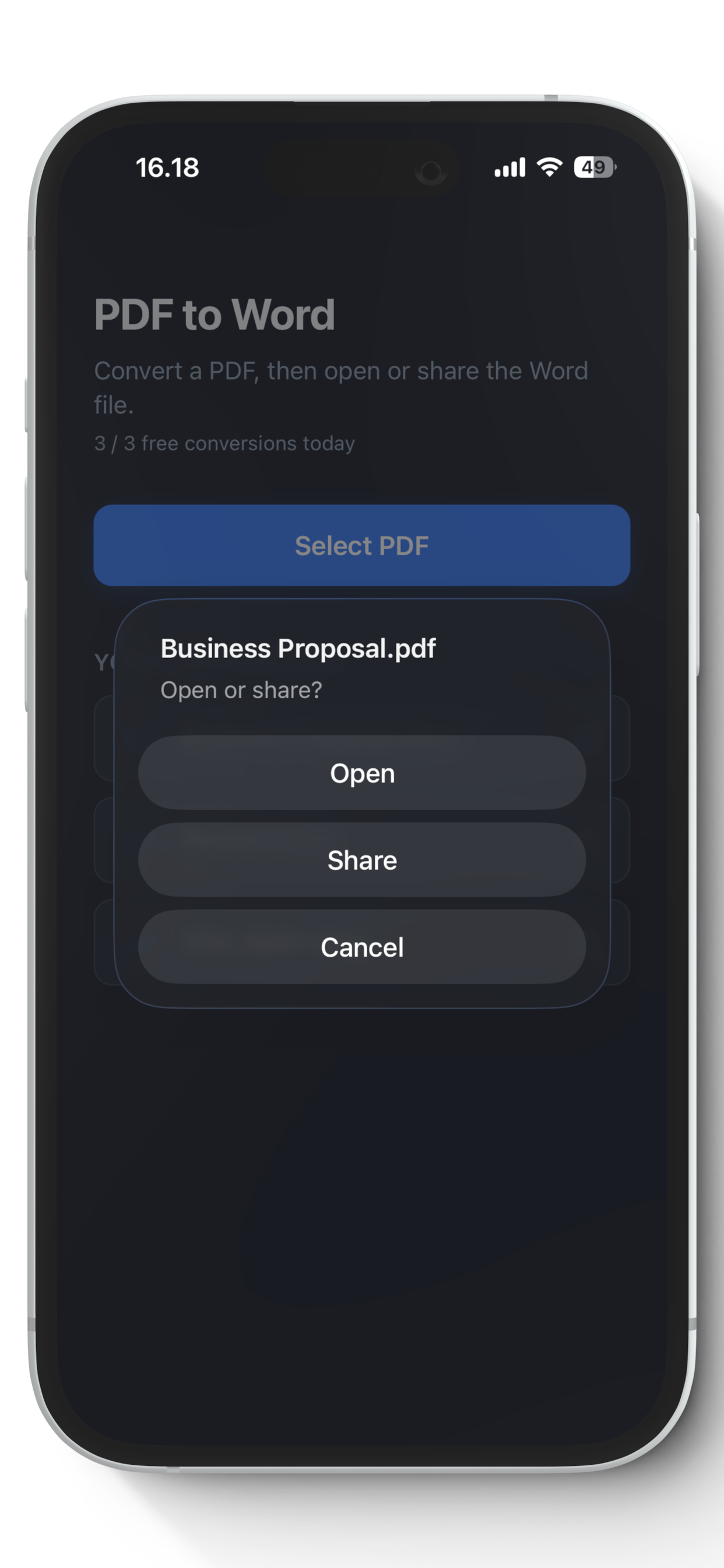 Converter: PDF to Word