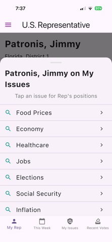 CongressAndMe Screenshot 5 of 6