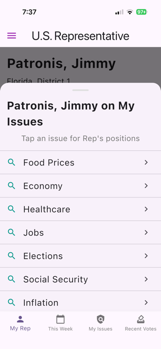 CongressAndMe Screenshot 5 of 6