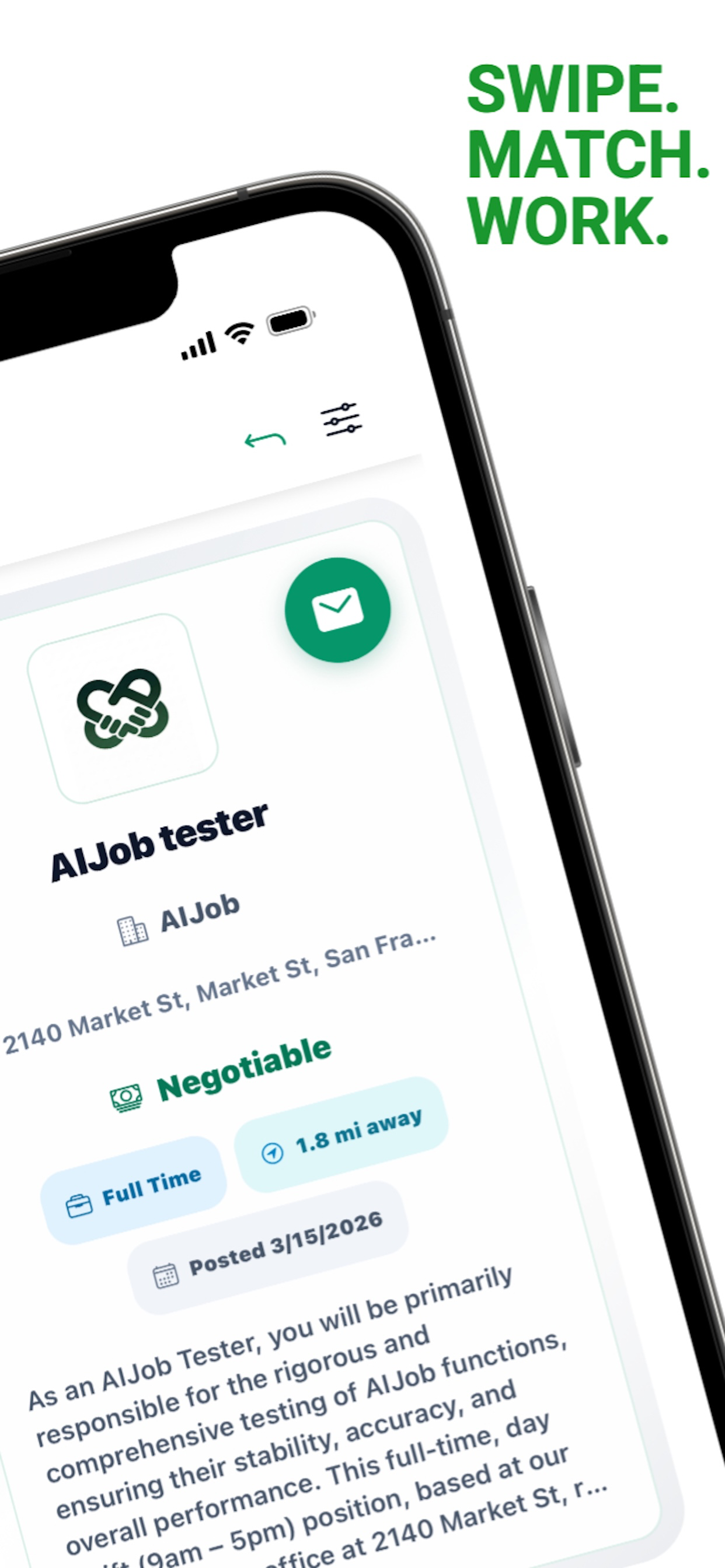 AIJob: Swipe Talent Swipe Jobs screenshot 3