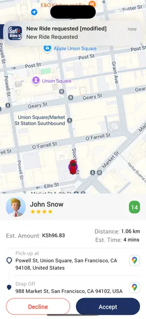 Safi Rides Driver screenshot 3