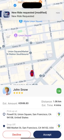 Safi Rides Driver screenshot