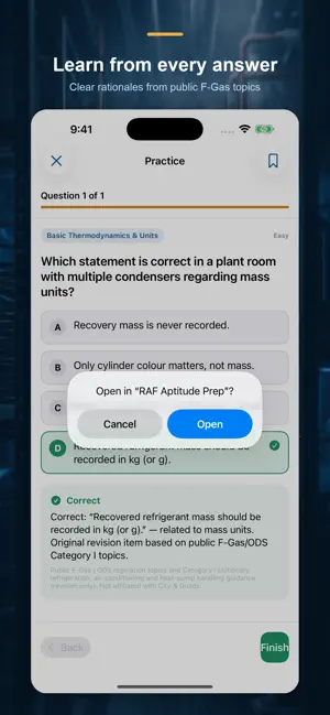 F-Gas Prep (C&G 2079) screenshot 2