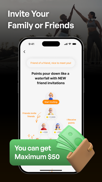 Moneywalk Step Counter&Rewards iPhone screenshot 7 - Health & Fitness app