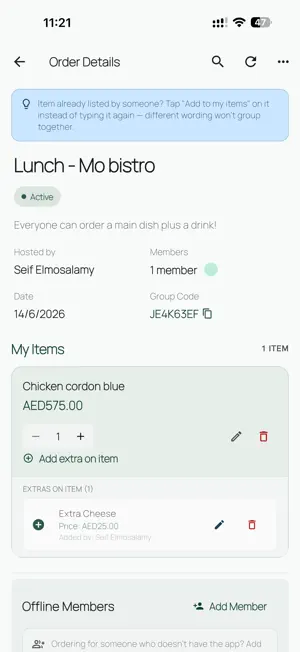 Daily Order — Pay Your Bite screenshot 3