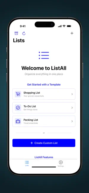 ListAll App screenshot 1