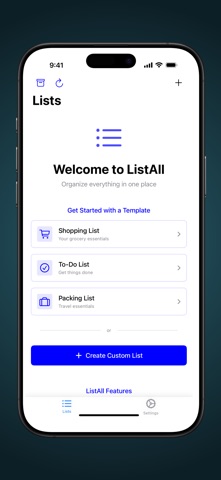 ListAll App Screenshot 1 of 5