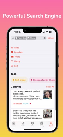 Recollect - Journal & Diary iPhone screenshot