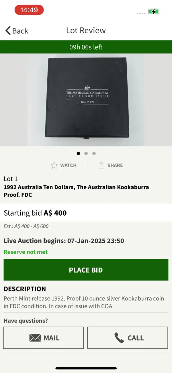 Screenshot #3 pour Copeland Roberts Auctions